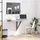 vidaXL Wand-Klapptisch 100 x 60 x 56 cm Grau