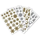 Maildor Sticker Initial 20 Stickerbogen 10,5x16cm Weihnachten