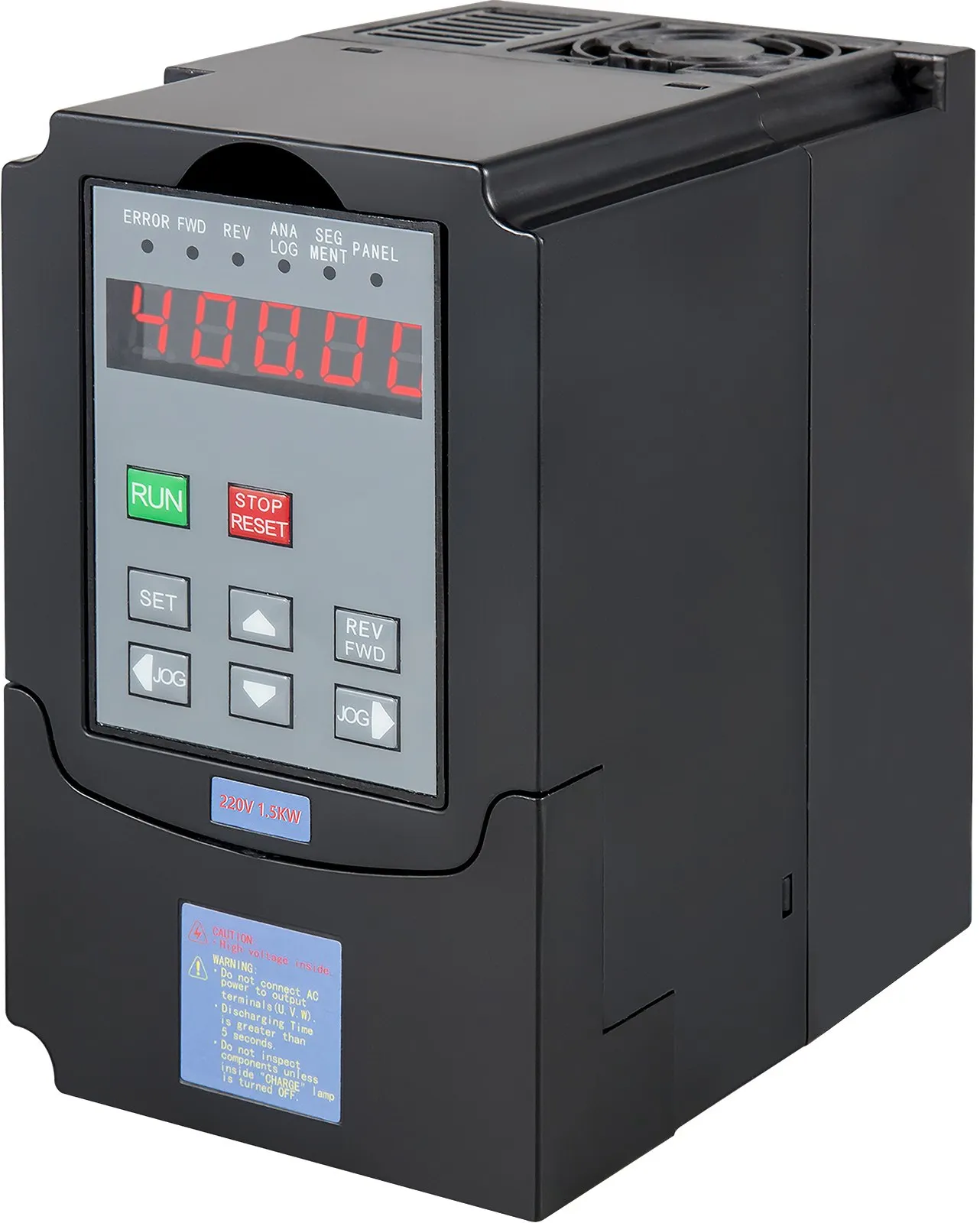 VEVOR Frequenzumrichter Converter Umrichter 1500 W 3 Phasen Vfd 2 Umrichter 200-260 V Ac Variable Frequency Driver Frequenzwandler Drehstrommotoren