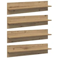 VidaXL Wandregal 80 x 11,5 x 18 cm Artisan-Eiche