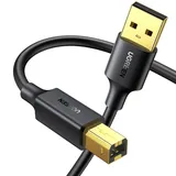 UGREEN Druckerkabel USB Typ B 3m Schwarz