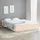 vidaXL Massivholzbett 160 x 200 cm Braun