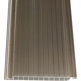 guttagliss PC Hohlkammerpaneele Easy-click plus 16 mm Bronce 400 cm x 20 cm