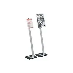 DURABLE Prospektständer A4h 4818 23 CRYSTAL S.