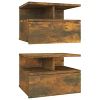 vidaXL Hängenachtschrank 2 Stk. 40 x 31 x 27 cm Braun