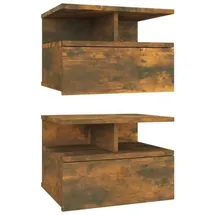 vidaXL Hängenachtschrank 2 Stk. 40 x 31 x 27 cm Braun