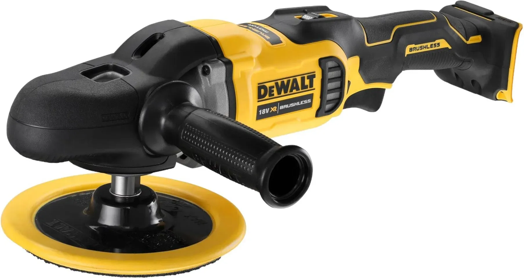 DeWalt DCM 849 N Akku Exzenter Poliermaschine 18 V 180 mm Brushless + 1x Akku 5,0 Ah - ohne Ladegerät