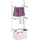 Relaxdays Wandtrockner 3,8 m grau/schwarz/silber