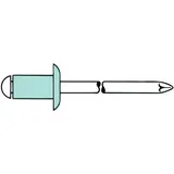 FP Gesipa Blindniete Alu/Stahl 3,2 x 4