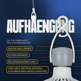 BestLivings Mobiler Deckenventilator 40 cm Deckenventilator Weiß