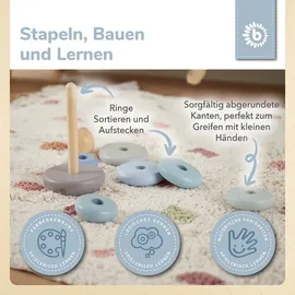 Bieco Stapelturm blau