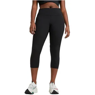 Nike Fast Crop Running Leggings Damen 010 black/reflective silv XS