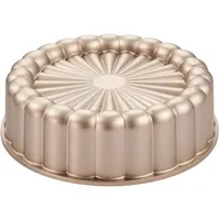Tescoma Kuchenform Kuchenbackform DELÍCIA, Durchmesser 24 cm, Gold