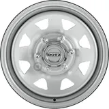 DOTZ OPKNS schwarz/silber 6.0Jx15 5x139.7 ET45