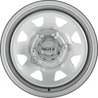 DOTZ OPKNS schwarz/silber 6.0Jx15 5x139.7 ET45