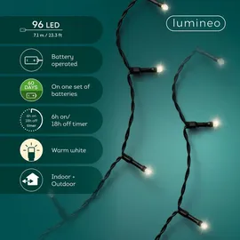 Kaemingk LED-Lichterkette Durawise 7,1 m warmweiß schwarz