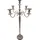 Lesli Living Kerzenständer Brush Aluminium Silber