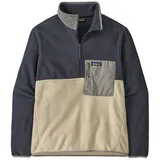 Patagonia Microdini Fleecejacke Beige/Blau S