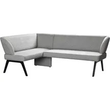 Home Affaire Eckbank HOME AFFAIRE "Aretha Küchenbank, Polsterbank, Esszimmerbank, Breite 215 cm", grau (antarctica, schwarz), B:215cm H:86cm T:150cm, Massivholz, Polyester, Polyurethan, Sperrholz, Sitzbänke, Eckbank, Moderne Bank in tollen Farben, Nosagfederung,