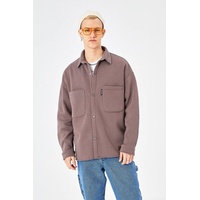 COFI Hemdjacke aus Baumwolle in Oversize Fit Übergangsjacke (S)