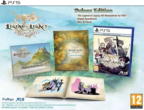 NIS, Legend of Legacy Remastered D.E.  PS-5  UK multi  Deluxe Edition