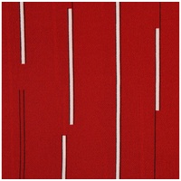 SCHÖNER LEBEN. Stoff Bekleidungsstoff Chiffon Streifen rot weiß schwarz 1,45m Breite, atmungsaktiv rot|schwarz