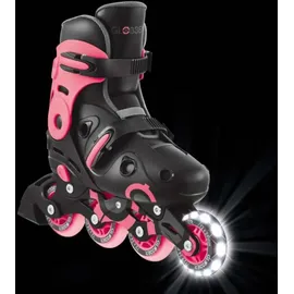 GLOBBER Go Rollschuhe – Black / Coral - EU 34-37,