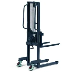 Handwinden-Stapler 6851, Hubhöhe 1.560mm, Tragkraft 250kg - blau