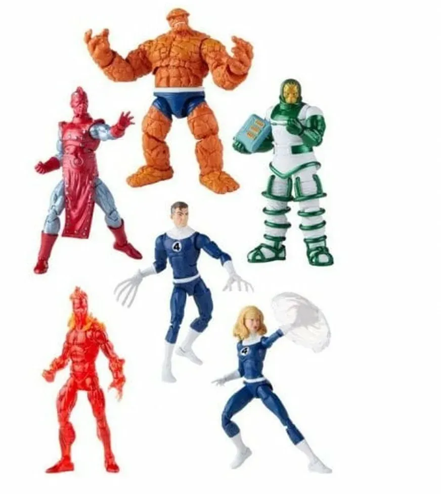 Hasbro Marvel Legends Fantastic Four Vintage Set – 6 Figuren