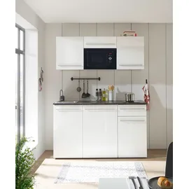BASIC by Balculina Küchenzeile Jazz 160 cm weiß