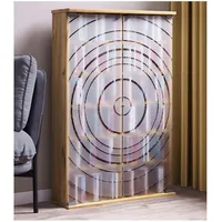 VCM CD-Regal 60 x 18 x 92 cm Braun