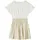 vidaXL Kinderkleid mit Kurzen Ärmeln Ecru 104