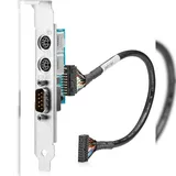 HP 1VD82AA 800/600/400 G3 Serial/PS / 2-Adapter Silber