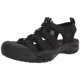 KEEN Damen Newport H2 Closed Toe Water Sandalen, Schwarz/Schwarz/Schwarz, 40.5 EU