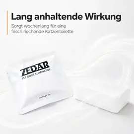 Zedar K1200 Geruchsvernichter - 6 Stück - Für Zedar K1200 Selbstreinigende Katzentoilette, Geruchskontrolle