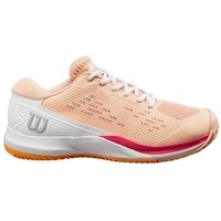 Wilson Rush Pro Ace Tennisschuh, Damen, Gr. 38, Pfirsich/Weiß/Orange (Peach Parfait/White/Tangerine)