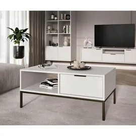 raumhirsch furniture Couchtisch Austin Schwarz Holzwerkstoff 60 x 45 x 100 cm