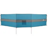 vidaXL Camping-Windschutz Blau 490x123 cm Wasserdicht