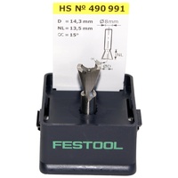 Festool Grat-/Zinkenfräser HS S8 D13,8/13,5/15°