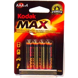 KODAK Max Alcalines (AAA) LR3 Blister 4er (Angebot)