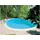 CLEAR POOL Ovalpool TAHITI 623 x 360 x 120 cm inkl. Sandfilteranlage und Reinigungsset