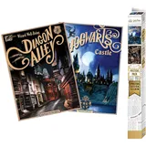ABYstyle Harry Potter Retro Hogwarts & Diagon 2er Chibi Posters Set