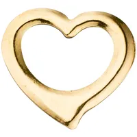 Herzanhänger JOBO "Anhänger Schwingherz", gelb (gelbgold 585), Schmuckanhänger, Damen, Gelbgold 585, 585 Gold