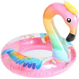 Aufblasbarer Flamingo-Schwimmring, 74 x 70 cm, Wassersportspielzeug für den Sommerurlaub am Strand
