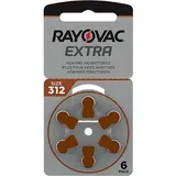 Typ 312 PR41 Rayovac Extra Advanced Hörgerätebatterien 1,45 V - Braun - 60 Stück...