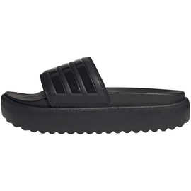 adidas Damen Adilette Platform Slippers, core Black/core Black/core Black, 39
