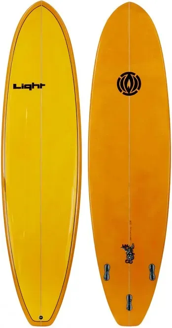 LIGHT WTF Surfboard orange - 6,8