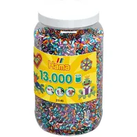 Hama Bügelperlen 211-90 Streifen Mix XL Ø 5 mm 13.000 Stück