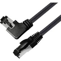 BKL Electronic 144033 RJ45 Patchkabel CAT 8.1 S/FTP 5m Schwarz Halogenfrei 1St.