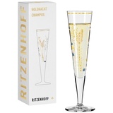 Ritzenhoff & Breker Ritzenhoff Goldnacht Champagnerglas von Concetta Lorenzo 205ml (1071037)